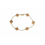 'Sweet Alhambra' 18-kt rosé gouden armband Van Cleef & – kavel bij Veilinghuis Korendijk