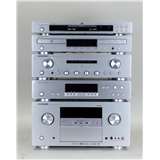 Een lot Marantz audioapparatuur, bestaande uit een ST6001 FM/AM tuner, PM4001 geïntegreerde versterker, DV4601 DVD-speler, CD5001 compact disc-spel… – kavel bij Medusa Auctioneers