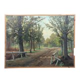 Antoon Markus (1870-1955) bosgezicht bij de Rover te Gorile, gesigneerd rechtsonder, olieverf op doek – kavel bij Medusa Auctioneers