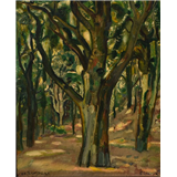 Jan Sluijters – Herfst in Bergen nholie op doek57 x 46 cmges – kavel bij Zuydwal Veilingen